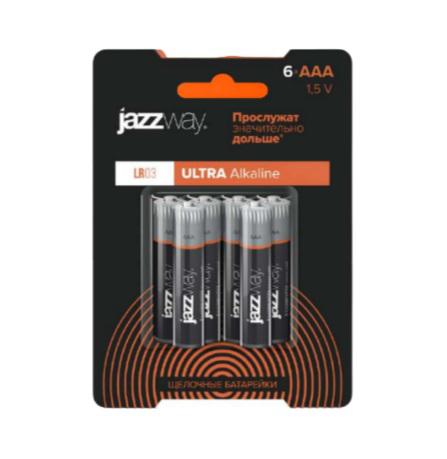 Элемент питания алкалиновый AAA/LR03 Ultra Alkaline BL- 6 (уп.6шт) JazzWay 5057555 Элемент питания алкалиновый AAA/LR03 Ultra Alkaline BL- 6 (уп.6шт) JazzWay 5057555