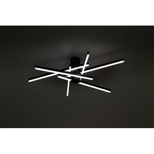 Светильник светодиодный Violet 6180-201 LED 90Вт 3000-6000К потолочн. черн. с пультом Rivoli Б0068479 фото 8 Светильник светодиодный Violet 6180-201 LED 90Вт 3000-6000К потолочн. черн. с пультом Rivoli Б0068479 фото 8