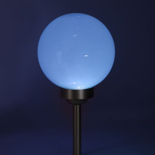 Светильник светодиодный садовый ERASF22-55 "Шар" d20см RGB уличный на солнечн. батарее Эра Б0057656 фото 9 Светильник светодиодный садовый ERASF22-55 "Шар" d20см RGB уличный на солнечн. батарее Эра Б0057656 фото 9
