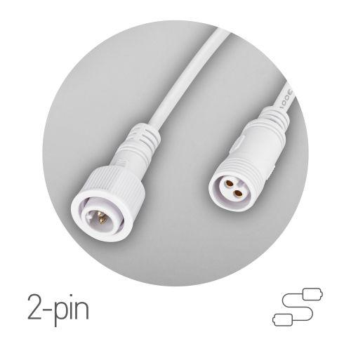 Кабель соединительный для линейного светильника Cable-DCWP-2pin (PP2)-M15-MF-1m 1м Эра Б0064712 Кабель соединительный для линейного светильника Cable-DCWP-2pin (PP2)-M15-MF-1m 1м Эра Б0064712