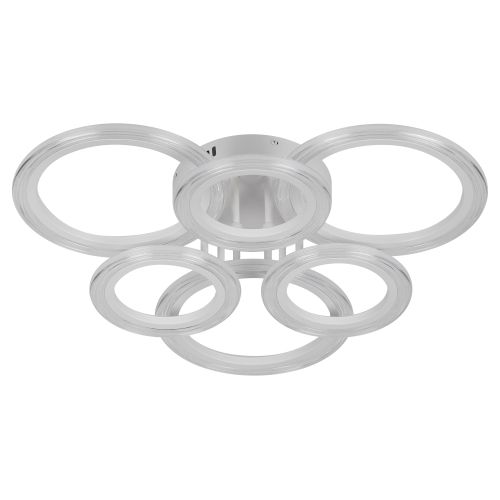 Светильник светодиодный Ring CLL-1-90-RC WH 90Вт 3000К-6000К 620х620х125 с пультом ДУ бел. Эра Б0069749 фото 3 Светильник светодиодный Ring CLL-1-90-RC WH 90Вт 3000К-6000К 620х620х125 с пультом ДУ бел. Эра Б0069749 фото 3