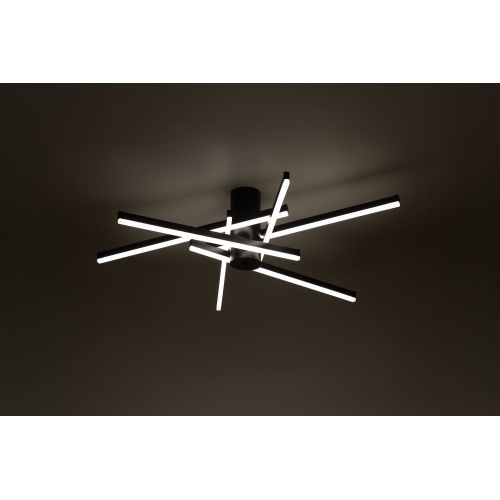 Светильник светодиодный Violet 6180-201 LED 90Вт 3000-6000К потолочн. черн. с пультом Rivoli Б0068479 фото 6 Светильник светодиодный Violet 6180-201 LED 90Вт 3000-6000К потолочн. черн. с пультом Rivoli Б0068479 фото 6