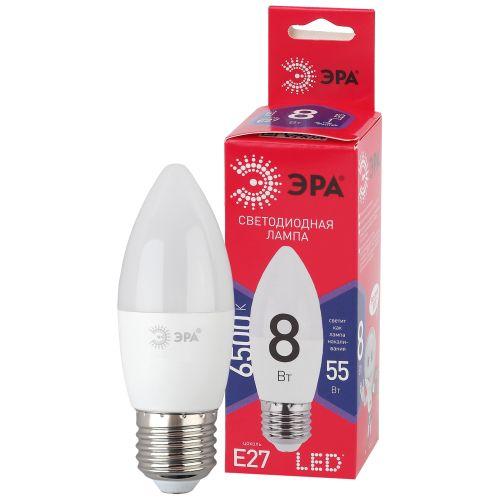 Лампа светодиодная RED LINE LED B35-8W-865-E27 R 8Вт B35 свеча 6500К нейтр. бел. E27 Эра Б0045342 Лампа светодиодная RED LINE LED B35-8W-865-E27 R 8Вт B35 свеча 6500К нейтр. бел. E27 Эра Б0045342