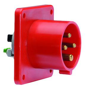 Вилка встраиваемая 16А 4п 3P+E 6ч 400В IP44 фланец 75х75 крепл. 60х60мм Quick Connect Bals 28112 Вилка встраиваемая 16А 4п 3P+E 6ч 400В IP44 фланец 75х75 крепл. 60х60мм Quick Connect Bals 28112