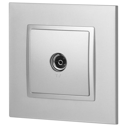 Розетка телевизионная одиночная TV 1мод. Elegance 14-3101-03 IP20 алюм. Эра Б0034292 фото 6 Розетка телевизионная одиночная TV 1мод. Elegance 14-3101-03 IP20 алюм. Эра Б0034292 фото 6