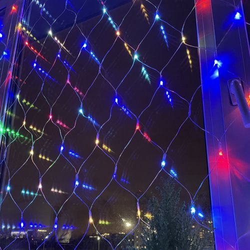Гирлянда светодиодная "Сеть" 1.8мх1.5м 180LED 8 режимов 220В IP20 RGB ЭРА Б0041902 фото 5 Гирлянда светодиодная "Сеть" 1.8мх1.5м 180LED 8 режимов 220В IP20 RGB ЭРА Б0041902 фото 5