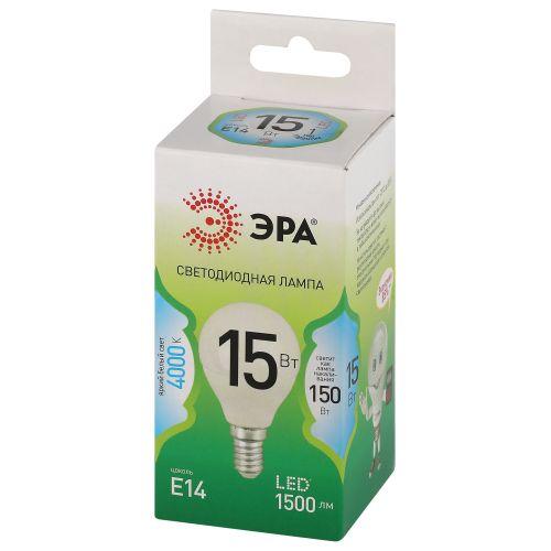 Лампа светодиодная GREEN LINE P45-15W-840-E14 GL 15Вт шар 4000К яркий свет бел. E14 Эра Б0067045 фото 2 Лампа светодиодная GREEN LINE P45-15W-840-E14 GL 15Вт шар 4000К яркий свет бел. E14 Эра Б0067045 фото 2