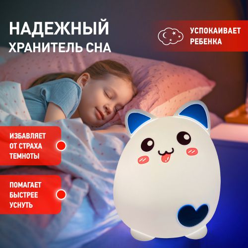 Светильник NLED-414-2W-BU ночник бел. с син. Эра Б0041093 фото 6 Светильник NLED-414-2W-BU ночник бел. с син. Эра Б0041093 фото 6