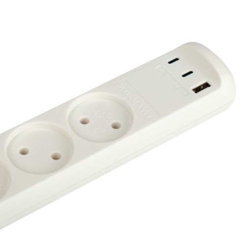 Удлинитель электрический U-3-3m-USB-W 3 розетки + 3xUSB A+C 3м 10А бел. Эра Б0069076 фото 4 Удлинитель электрический U-3-3m-USB-W 3 розетки + 3xUSB A+C 3м 10А бел. Эра Б0069076 фото 4