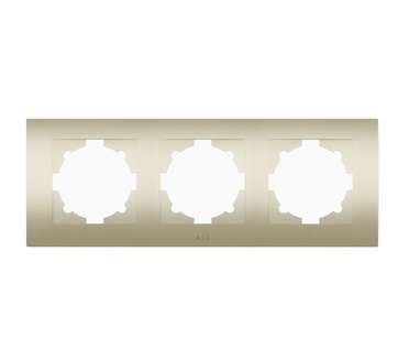 Рамка 3-м Cosmo титаниум ABB 612-011400-227 Рамка 3-м Cosmo титаниум ABB 612-011400-227