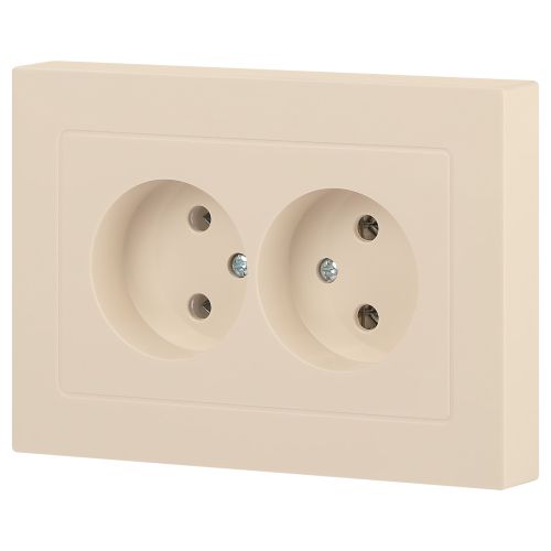 Розетка 2-м СП Accent 6-204-02 16А IP20 250В 2P AL/CU сл. кость Intro Б0063474 фото 10 Розетка 2-м СП Accent 6-204-02 16А IP20 250В 2P AL/CU сл. кость Intro Б0063474 фото 10