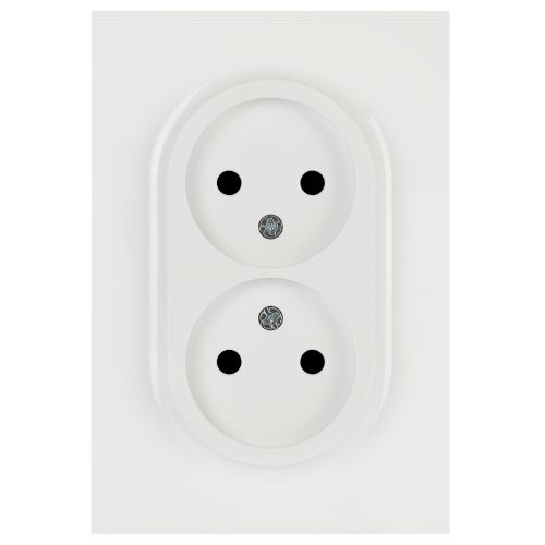 Розетка 2-м СП Arktik 16А IP20 250В без заземл. бел. Эра Б0071681 Розетка 2-м СП Arktik 16А IP20 250В без заземл. бел. Эра Б0071681