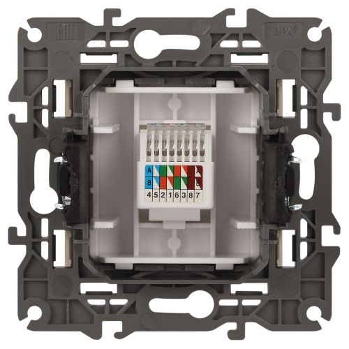 Розетка компьютерная 1-м Elegance 14-3107-02 RJ45 IP20 механизм сл. кость Эра Б0034303 фото 4 Розетка компьютерная 1-м Elegance 14-3107-02 RJ45 IP20 механизм сл. кость Эра Б0034303 фото 4