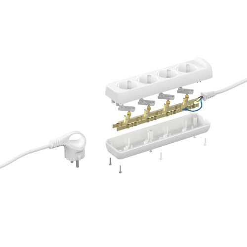 Удлинитель 4х5м с заземл. 16А IP20 U-4e-5m-3х1 ПВС 3х1 Эра Б0028375 фото 4 Удлинитель 4х5м с заземл. 16А IP20 U-4e-5m-3х1 ПВС 3х1 Эра Б0028375 фото 4