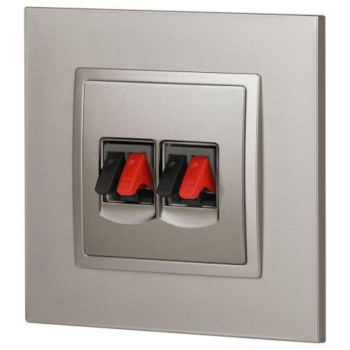 Розетка аудио 2-м Elegance 14-3112-16 титан Эра Б0065774 фото 5 Розетка аудио 2-м Elegance 14-3112-16 титан Эра Б0065774 фото 5