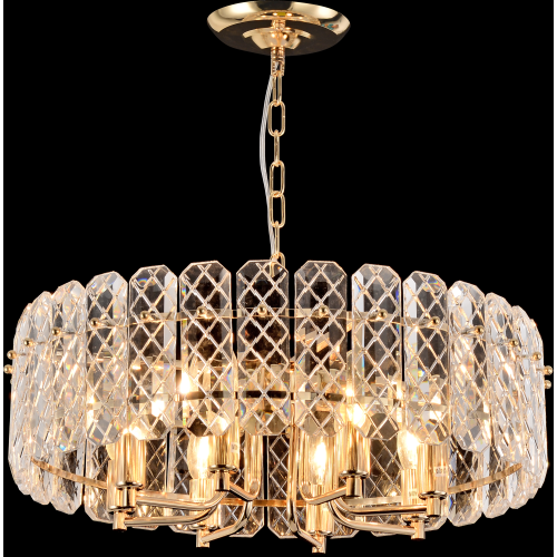 Люстра Sylvia 1049-308 8хЕ14 40Вт хрусталь Rivoli Б0061220 фото 3 Люстра Sylvia 1049-308 8хЕ14 40Вт хрусталь Rivoli Б0061220 фото 3