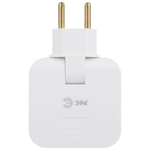 Разветвитель электрический 2-м 10А SPF-2-FL-USBC 2USB A+C поворотн. бел. Эра Б0069090 фото 4 Разветвитель электрический 2-м 10А SPF-2-FL-USBC 2USB A+C поворотн. бел. Эра Б0069090 фото 4