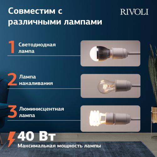 Торшер Alina 7086-501 40Вт 1хE27 напольн. Rivoli Б0062042 фото 16 Торшер Alina 7086-501 40Вт 1хE27 напольн. Rivoli Б0062042 фото 16