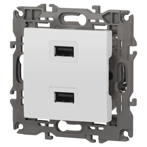 Устройство зарядное USB 14-4110-01 5В-2100мА Elegance бел. ЭРА Б0034358 фото 4 Устройство зарядное USB 14-4110-01 5В-2100мА Elegance бел. ЭРА Б0034358 фото 4