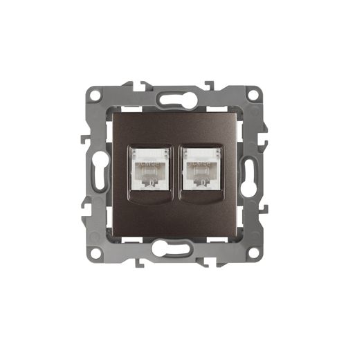 Розетка компьютерная 2-м Эра12 RJ45 12-3108-13 бронз. Эра Б0019355 Розетка компьютерная 2-м Эра12 RJ45 12-3108-13 бронз. Эра Б0019355