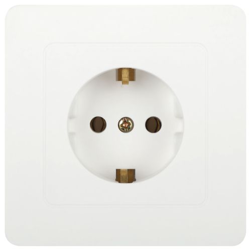 Розетка 1-м СП Style 7-202-01 16А 250В IP20 2P+E Schuko с заземл. бел. Intro Б0060619 Розетка 1-м СП Style 7-202-01 16А 250В IP20 2P+E Schuko с заземл. бел. Intro Б0060619
