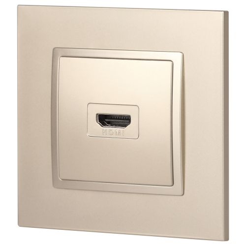 Розетка 14-3114-04 HDMI Elegance шампань ЭРА Б0034335 фото 6 Розетка 14-3114-04 HDMI Elegance шампань ЭРА Б0034335 фото 6