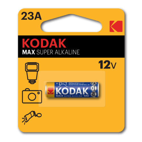 Элемент питания алкалиновый A23/MN21/8LR932 12В MAX SUPER Alkaline (блист. 1шт) KODAK Б0017778 Элемент питания алкалиновый A23/MN21/8LR932 12В MAX SUPER Alkaline (блист. 1шт) KODAK Б0017778