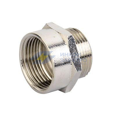 Переходник M20х1.5 ( наружн. резьба)/ M25х1.5 (внутр. резьба) DKC 6016-2025 Переходник M20х1.5 ( наружн. резьба)/ M25х1.5 (внутр. резьба) DKC 6016-2025