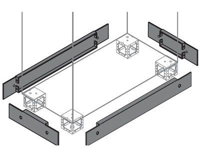 Фланец цоколя торц. 100х1200мм (уп.2шт) ABB ZN1200 Фланец цоколя торц. 100х1200мм (уп.2шт) ABB ZN1200