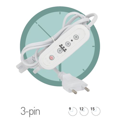 Провод для подключения 1.5 м с таймером работы FITO-LINETIME (100/1500) Эра Б0049314 фото 2 Провод для подключения 1.5 м с таймером работы FITO-LINETIME (100/1500) Эра Б0049314 фото 2