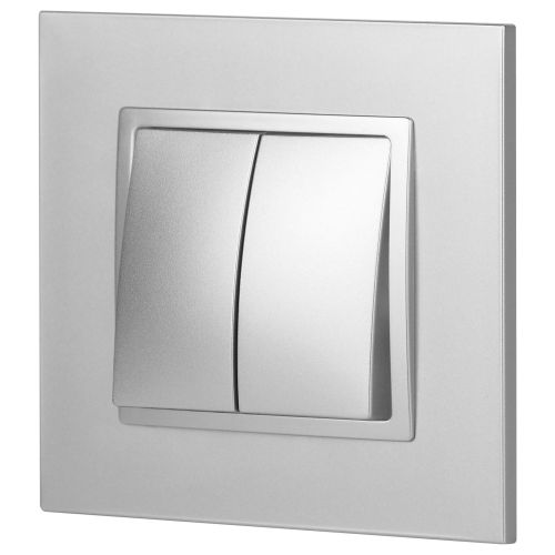Выключатель 2-кл. СП Elegance 14-1104-03 10А IP20 250В 10AX механизм алюм. Эра Б0034232 фото 5 Выключатель 2-кл. СП Elegance 14-1104-03 10А IP20 250В 10AX механизм алюм. Эра Б0034232 фото 5