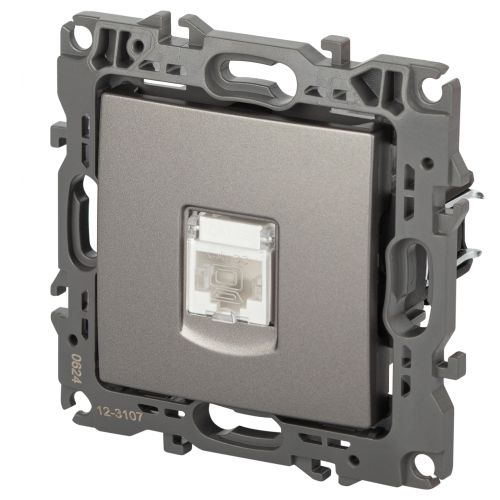 Розетка информационная Эра12 12-3107-16 RJ45 титан Эра Б0065716 фото 3 Розетка информационная Эра12 12-3107-16 RJ45 титан Эра Б0065716 фото 3