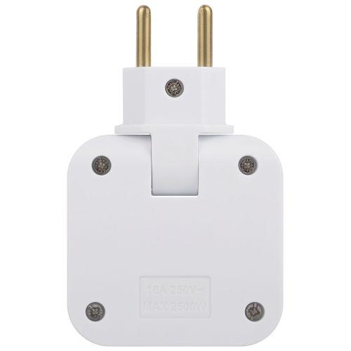 Разветвитель электрический 2-м 10А SPF-2-FL-USBC 2USB A+C поворотн. бел. Эра Б0069090 фото 7 Разветвитель электрический 2-м 10А SPF-2-FL-USBC 2USB A+C поворотн. бел. Эра Б0069090 фото 7