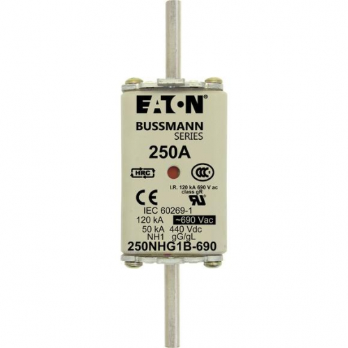 Предохранитель NH 160A 690В gG 1 двойн. индикация EATON 160NHG1B-690 фото 6