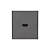Розетка СП STRONG HDMI IP20 графит Kranz KR-78-0730-6