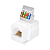 Модуль розеточный Keystone Jack 8P8C RJ-45 UTP кат.5E заделка без инструмента бел. (DIY) SUPRLAN 10-0312-1