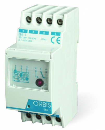 Реле контроля уровня жидкости EBR-1 230B Orbis OB230130 Реле контроля уровня жидкости EBR-1 230B Orbis OB230130