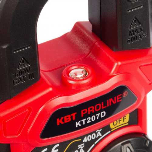 Клещи токовые цифровые KT 207D PROLINE КВТ 91920 фото 3 Клещи токовые цифровые KT 207D PROLINE КВТ 91920 фото 3