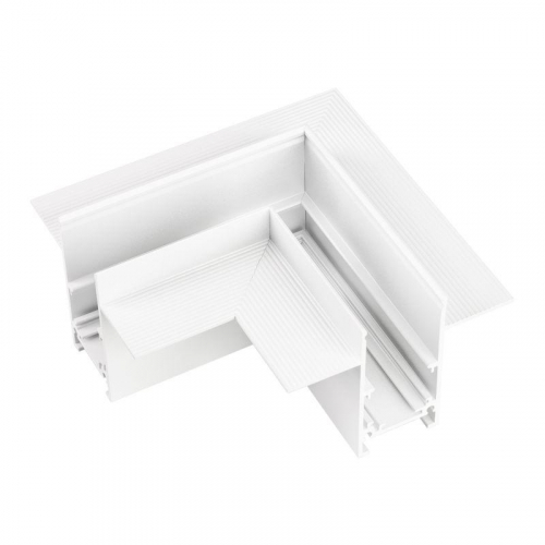 Коннектор угловой MAG-ORIENT-CON-2652-FDW-L90 (WH) (IP20 металл) Arlight 035808