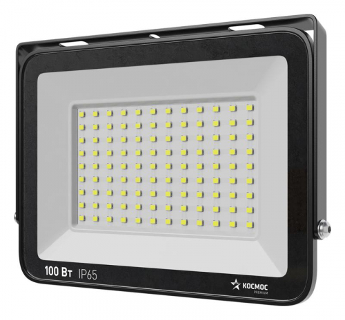 Прожектор светодиодный PREMIUM 100Вт 6500К 10000лм IP65 КОСМОС KOS_PR_LED_100 Прожектор светодиодный PREMIUM 100Вт 6500К 10000лм IP65 КОСМОС KOS_PR_LED_100