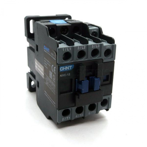 Контактор NXC-12 12А кат. 220В AC 1НО+1НЗ AC-3 (R) CHINT 836712 Контактор NXC-12 12А кат. 220В AC 1НО+1НЗ AC-3 (R) CHINT 836712