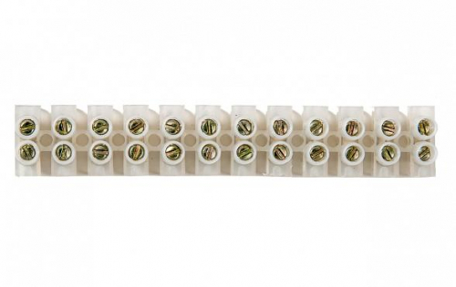 Колодка КЗВ 20-12 20А 4-12мм 12пар IN HOME 4690612032559 Колодка КЗВ 20-12 20А 4-12мм 12пар IN HOME 4690612032559