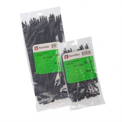 Хомут нейлоновый КСУ 9х760 черн. (уп.100шт) Fortisflex 91705 фото 5 Хомут нейлоновый КСУ 9х760 черн. (уп.100шт) Fortisflex 91705 фото 5
