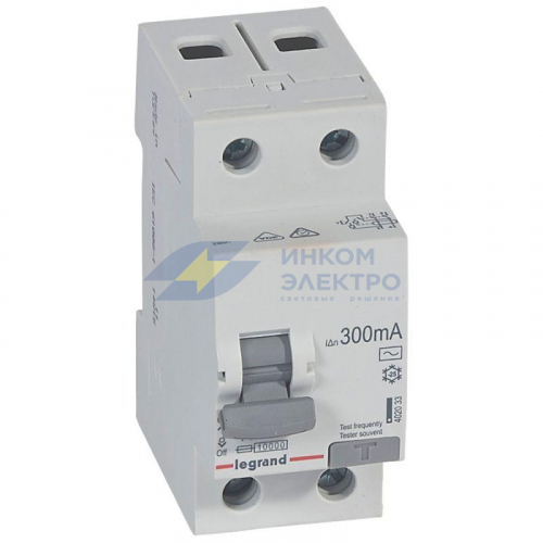 Выключатель дифференциального тока (УЗО) 2п 40А 300мА тип AC RX3 Leg 402033 фото 2