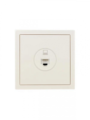 Розетка компьютерная 1-мест. СП ZIMA IP20 слон. кость LEZARD 704-9088-139 фото 3