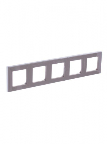 Рамка Levit 5п кофе макиато/бел. ABB 2CHH015050A6018 фото 3
