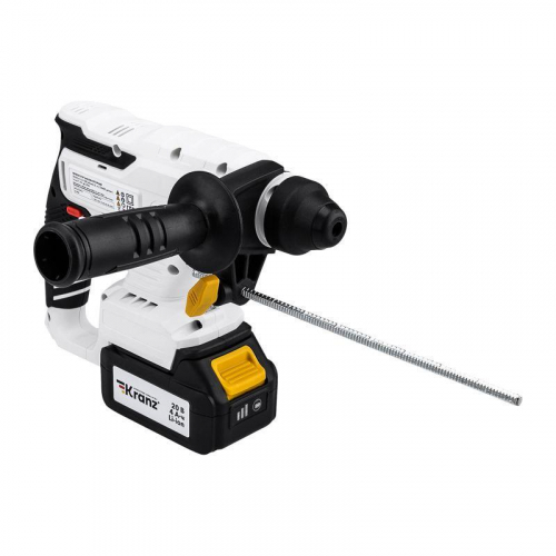 Перфоратор аккумуляторный SDS-plus 2.2Дж 1х4А.ч в кейсе Kranz KR-PT-120 фото 10