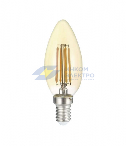 Лампа светодиодная PLED OMNI 6Вт C35 4000К нейтр. бел. E14 230В/50Гц Gold JazzWay 5020665