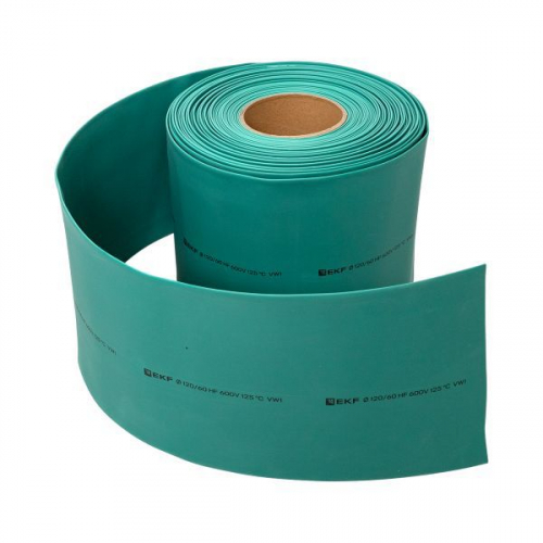 Трубка термоусадочная ТУТ нг 120/60 зел. PROxima (уп.25м) EKF tut-120-j фото 8