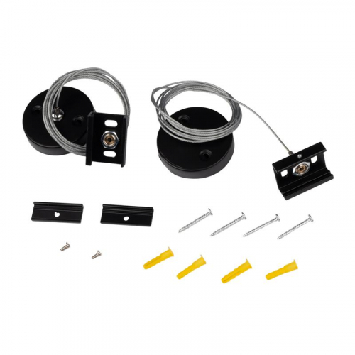 Подвес для шинопровода трехфазного 3P PTR S-2м BL Pro+ черн. JazzWay 5063921